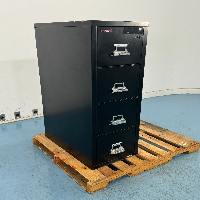 Fire King 4 Drawer Filing Cabinet image 1